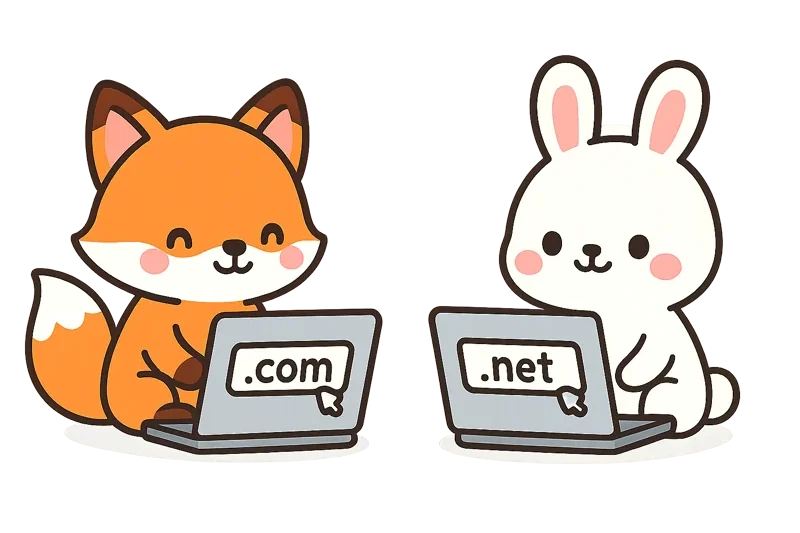 Cute animals searching domains